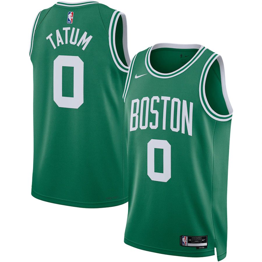 Men Boston Celtics #0 Jayson Tatum Nike Kelly Green Icon Edition 2022-23 Swingman NBA Jersey->customized nba jersey->Custom Jersey
